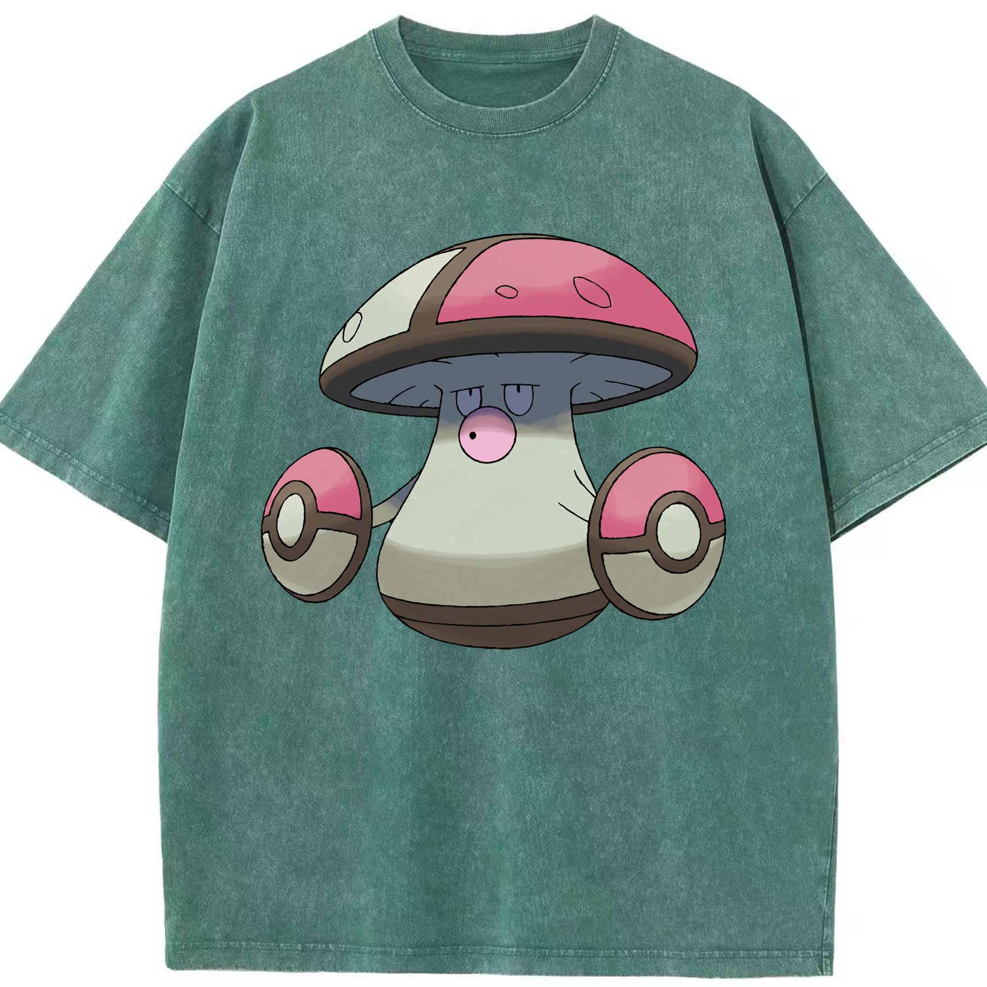 （画像用） ポケットモンスター Pokémon 綿100% ヴィンテージ風 半袖Tシャツ（フロントプリント）